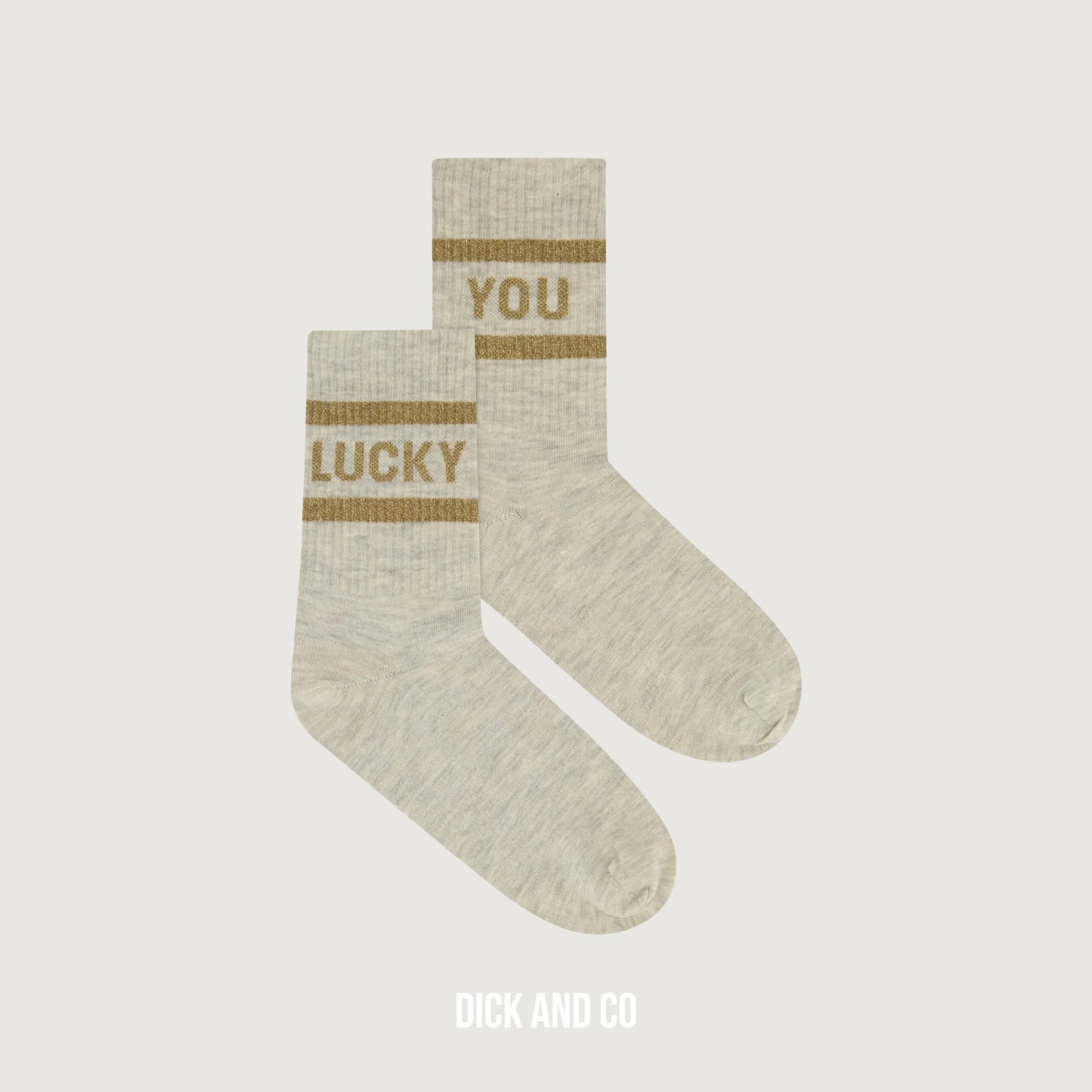 Lucky Sparkle Grey sokken