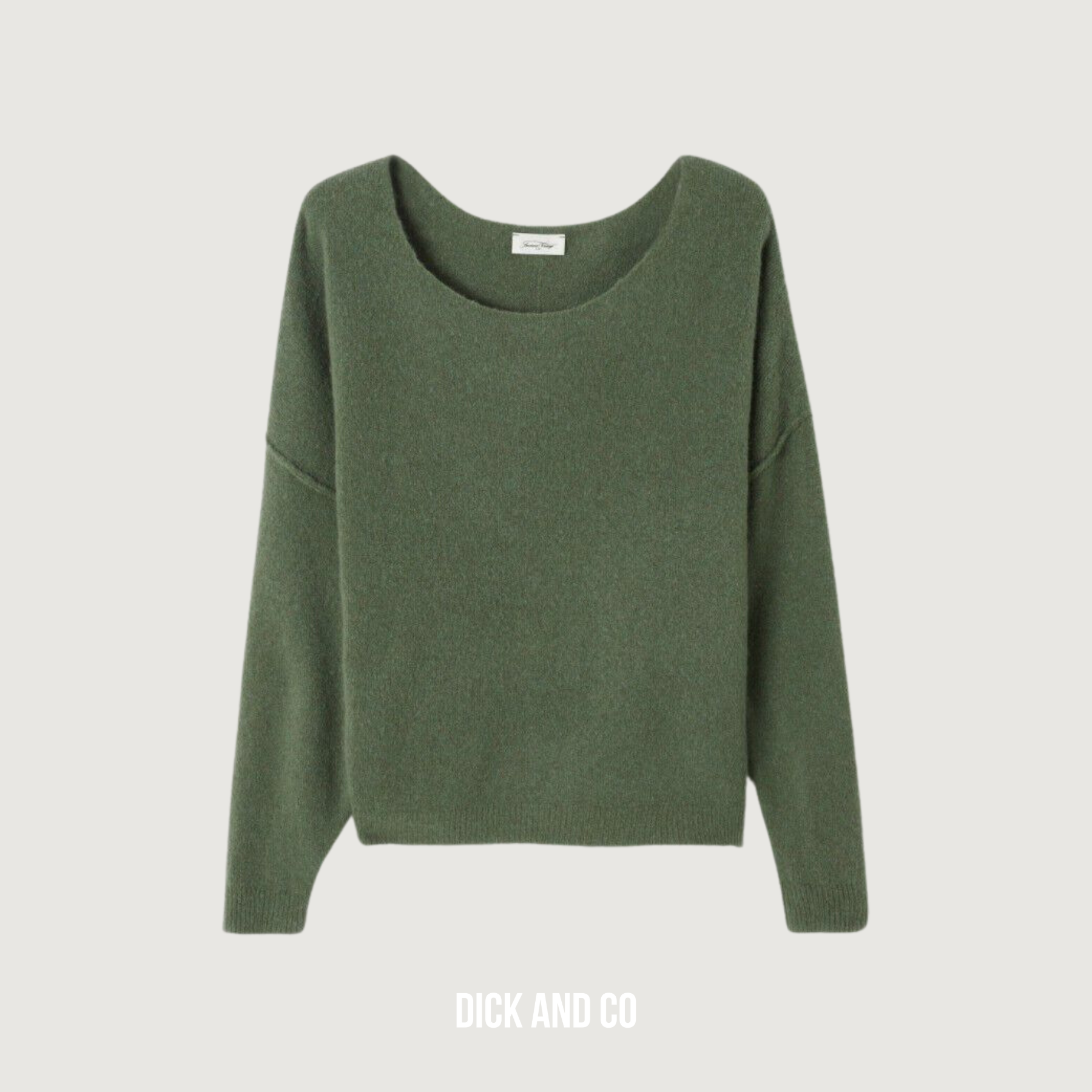 American Vintage Trui Damsville Groen Dames –