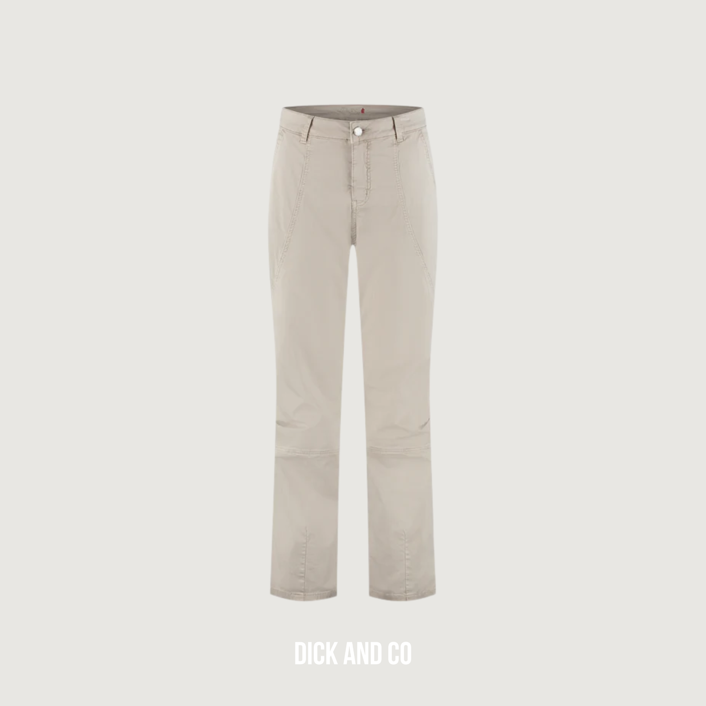 FLORÈZ Evia trousers broek in de kleur beige (urban taupe)