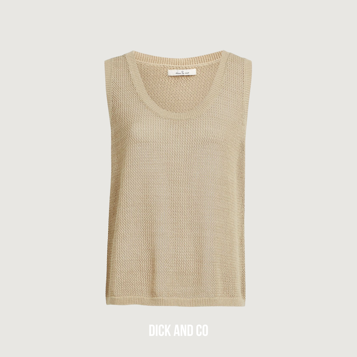 CIRCLE OF TRUST Mia top in de kleur beige (beach days)