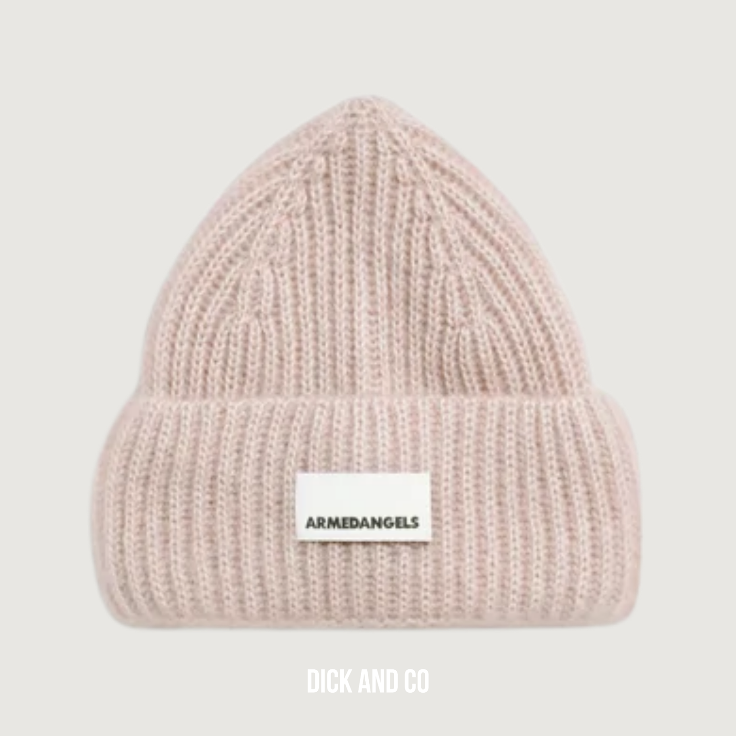 ARMED ANGELS Gebreide Muts Van Mohairmix accessoires in de kleur roze (honey melange)