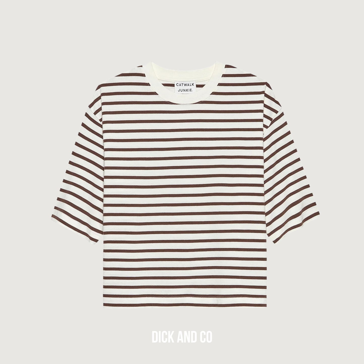 Loose fit striped t-shirt