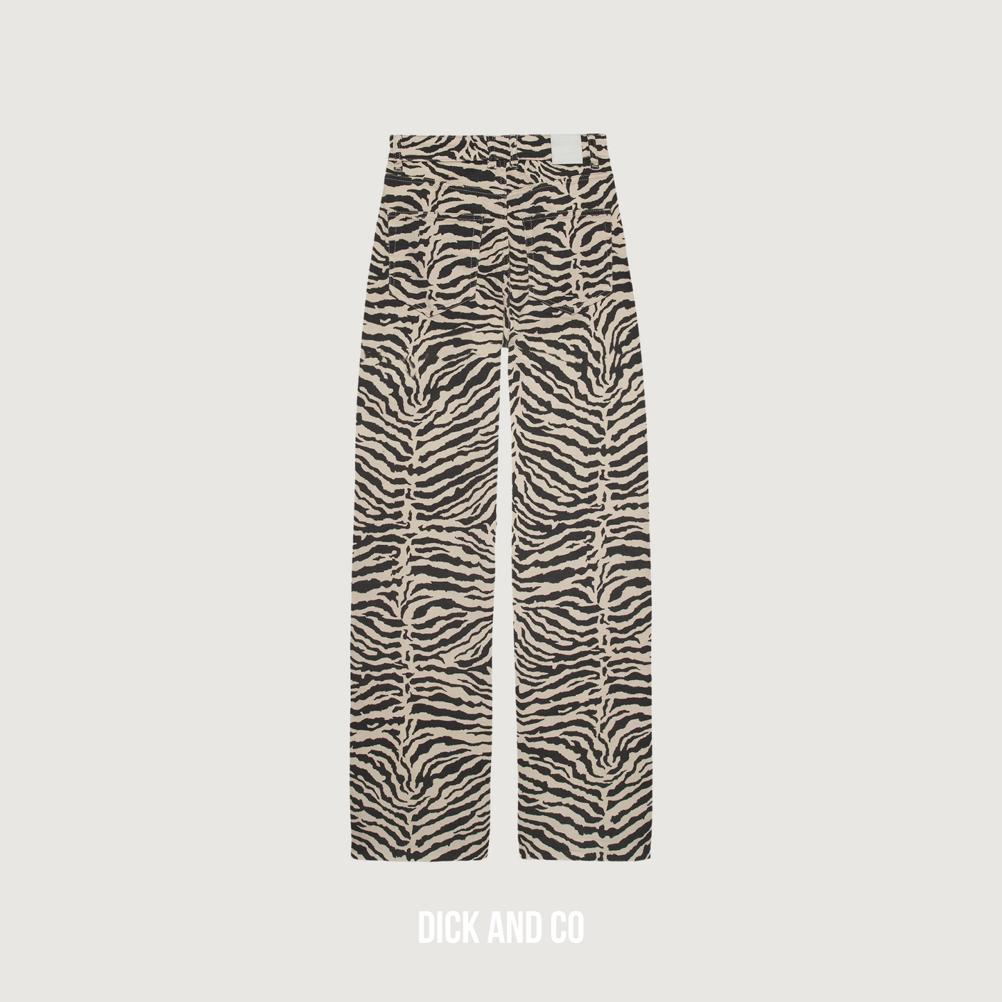 Loose fit zebra jeans (2503023207)