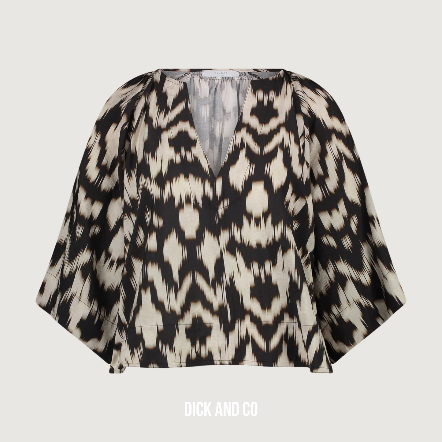 Todd Brown Batik Blouse