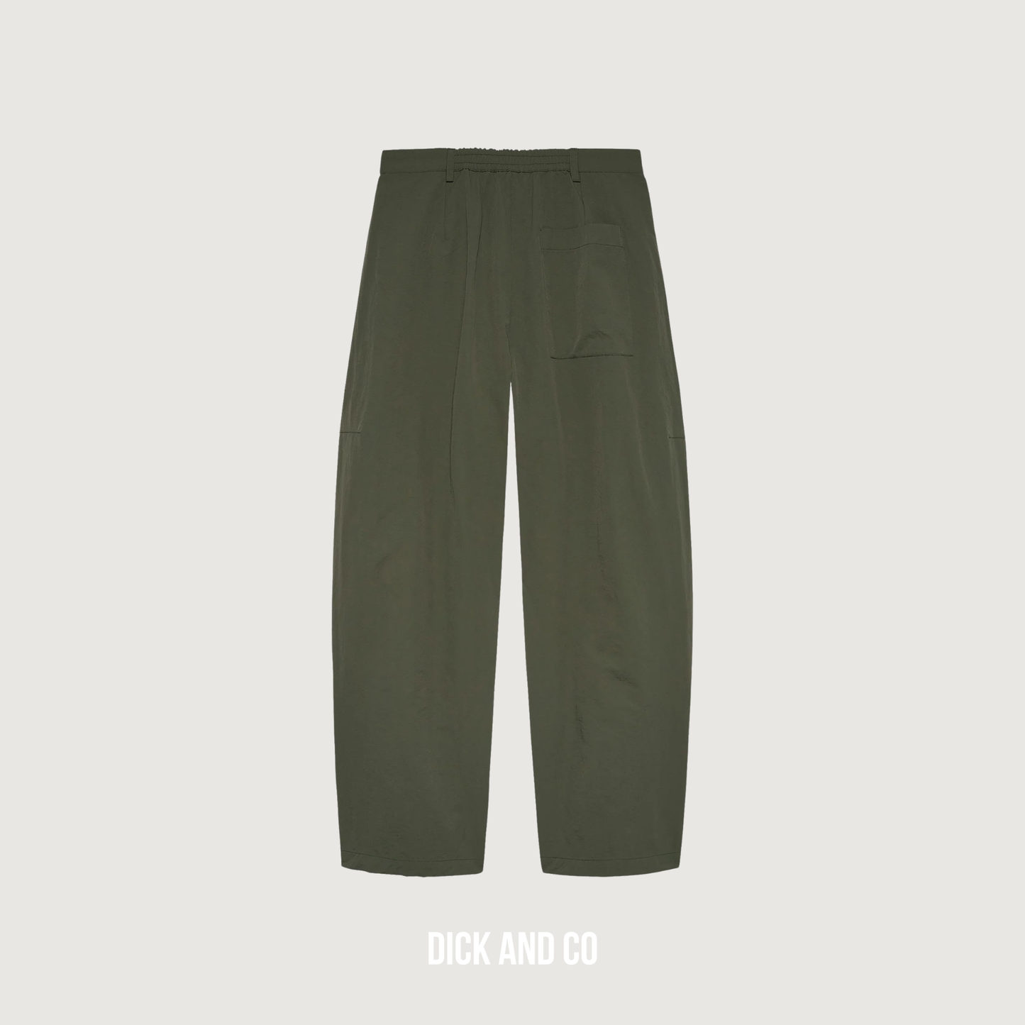 Barrel shaped trousers