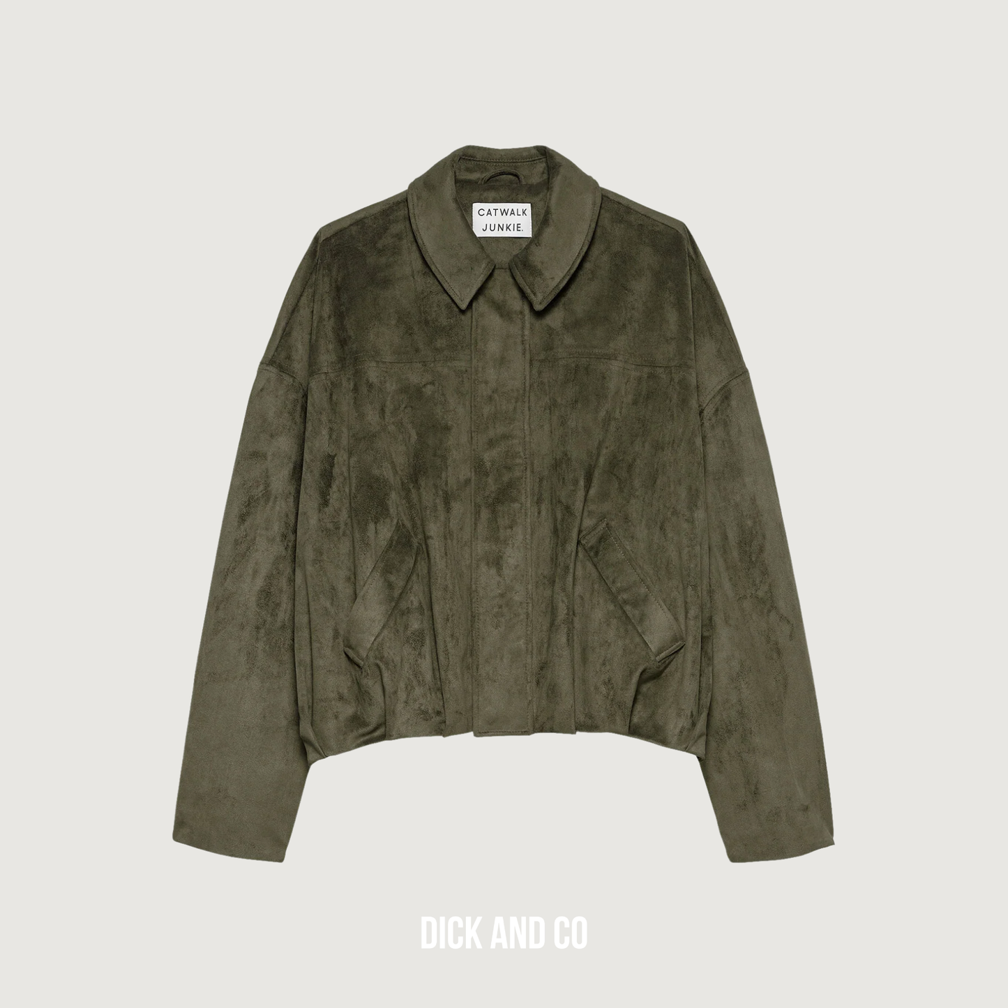 Faux suede jacket
