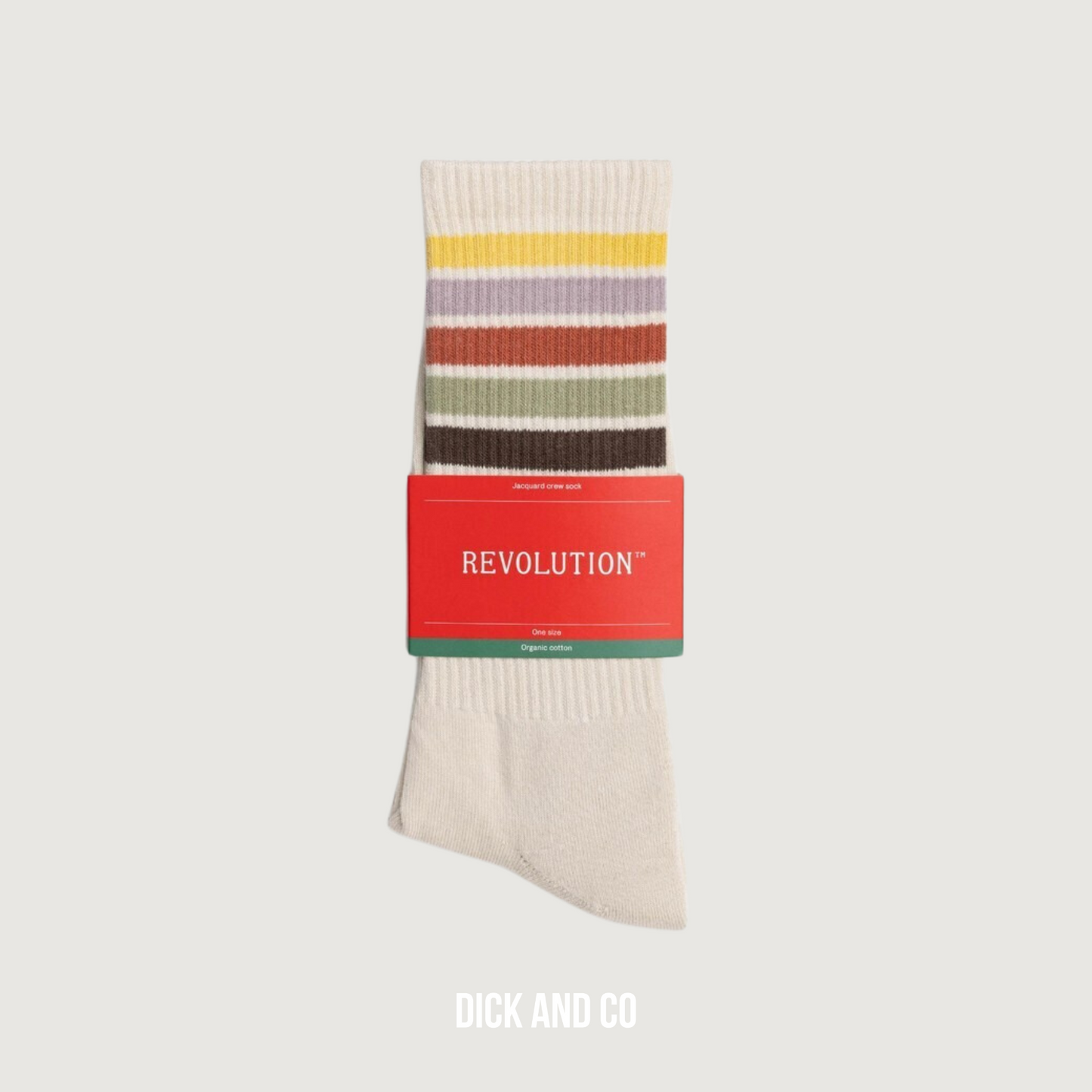 8904 Jaquard Crew Sock