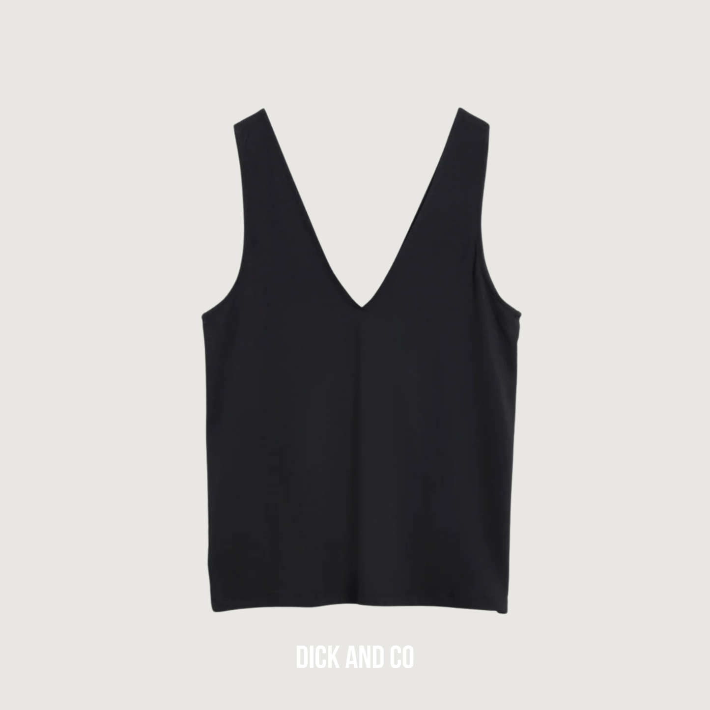 Jersey Top Met V-Hals