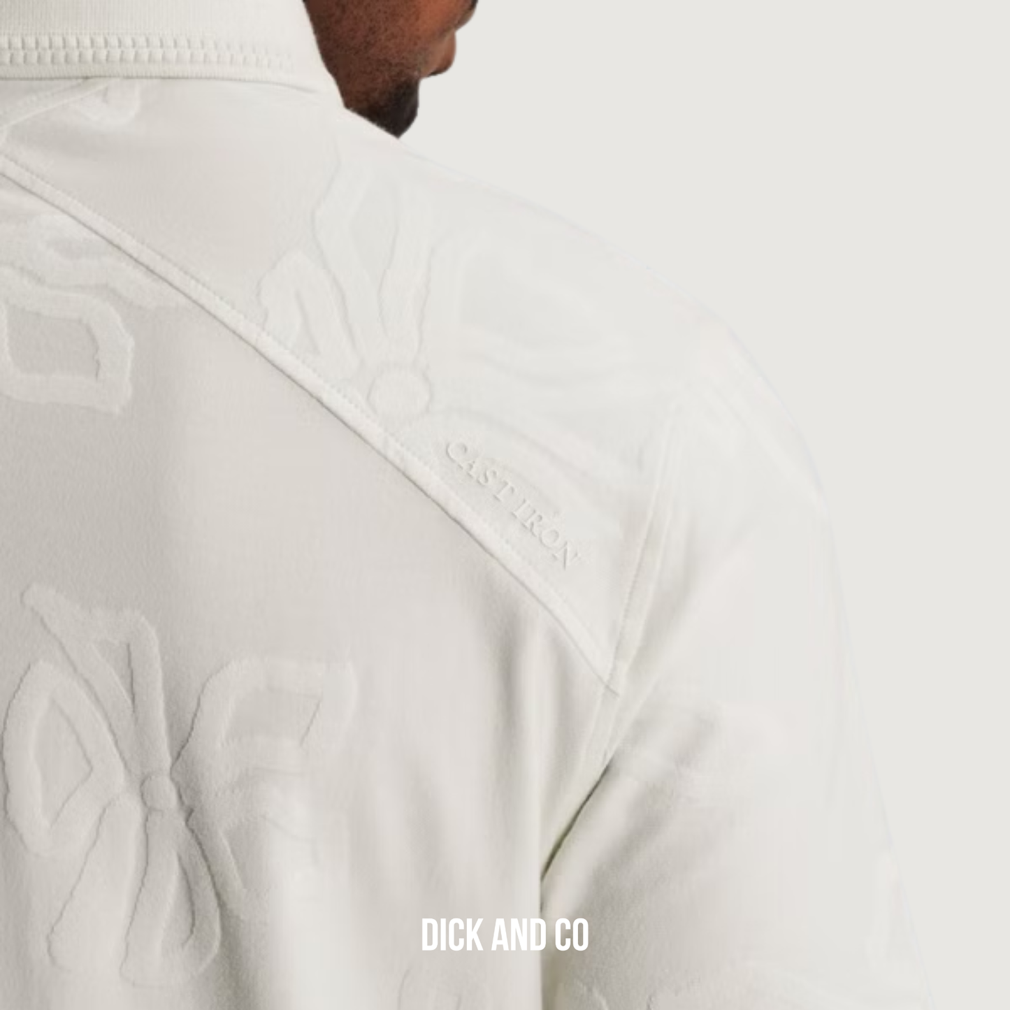 Polo met allover jacquardpatroon