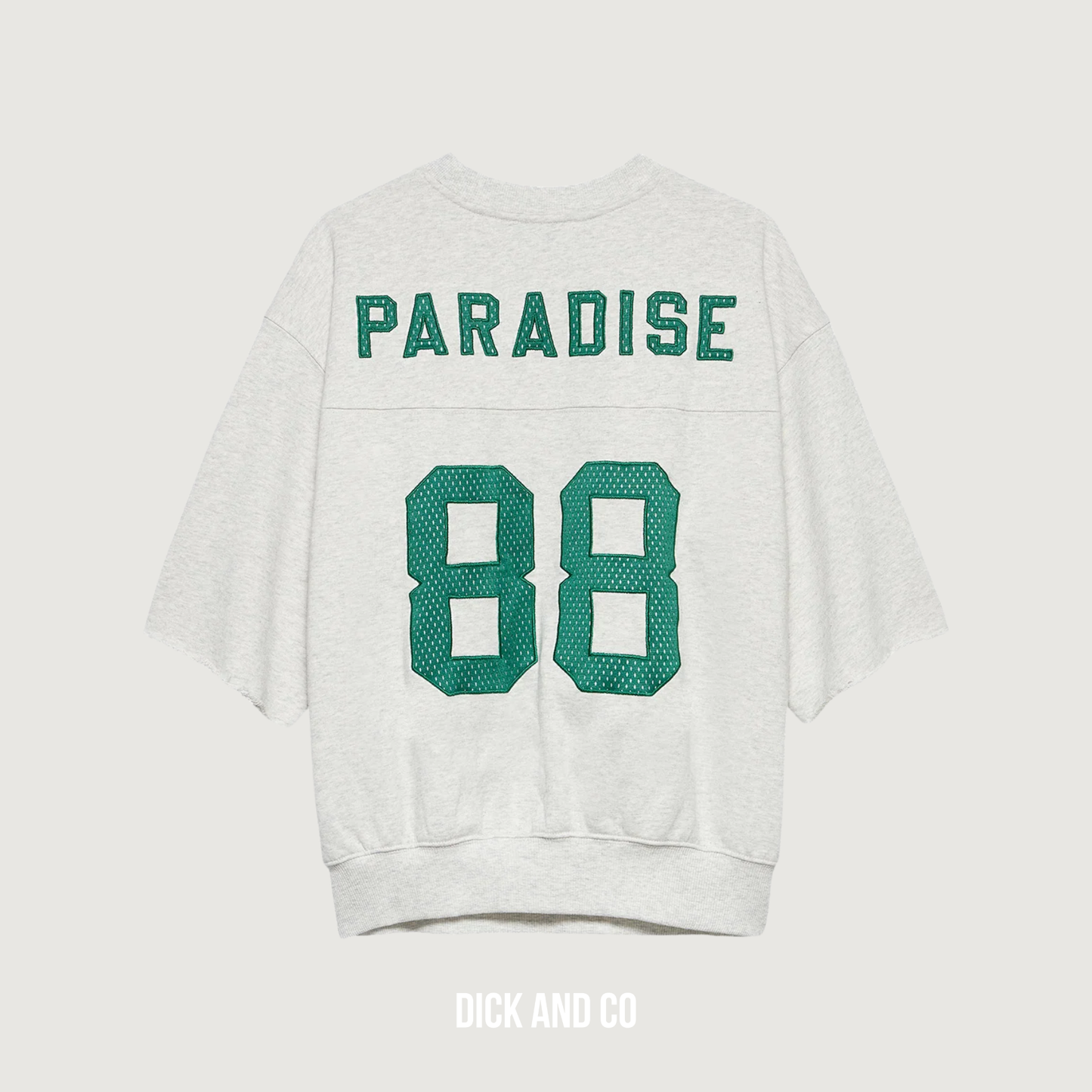 Short sleeve graphic sweater