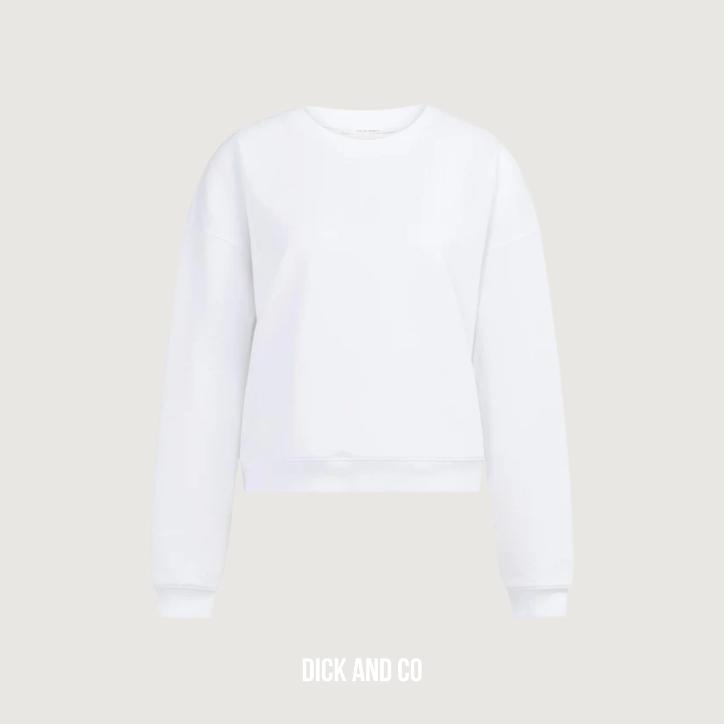 Lichte sweater met ronde hals