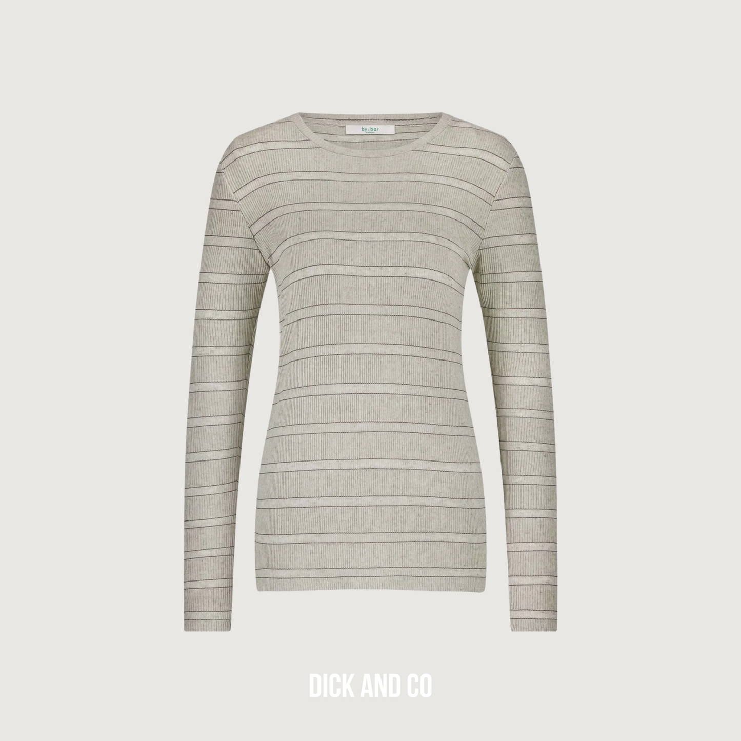 Basic Ls Pearl Stripe Top