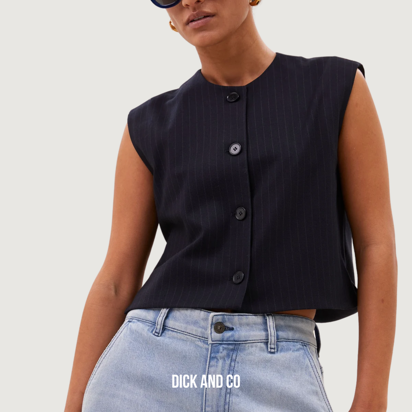Nori Pinstripe gilet