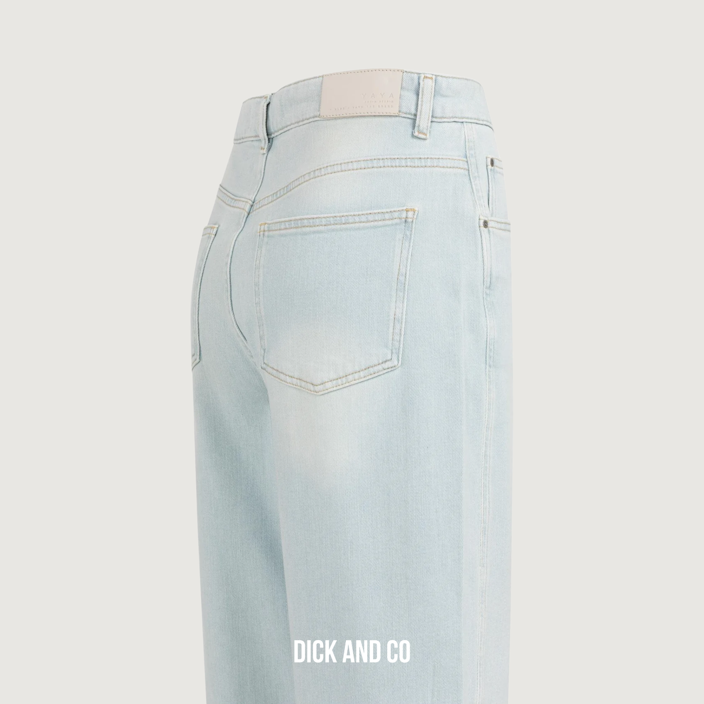 Barrel jeans met lichte wassing