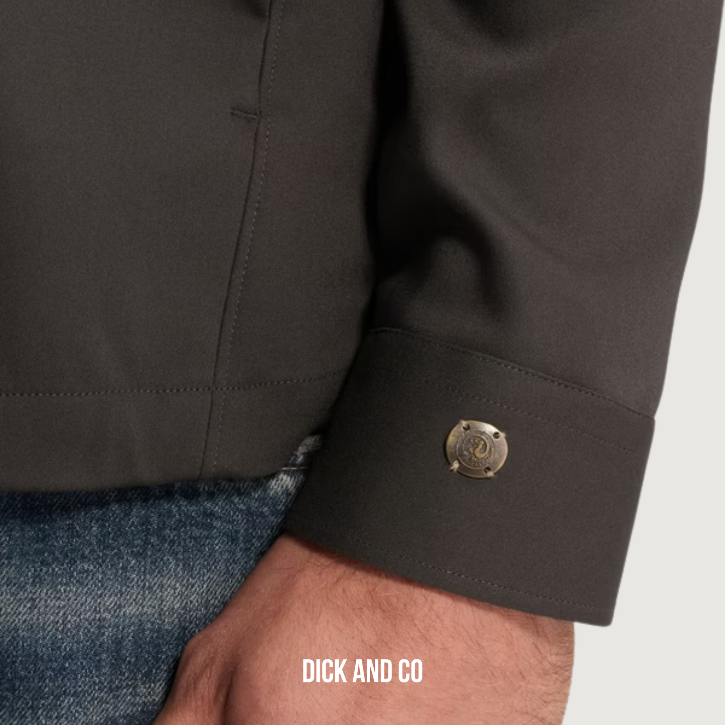 Overshirt met borstzakken en ritssluiting