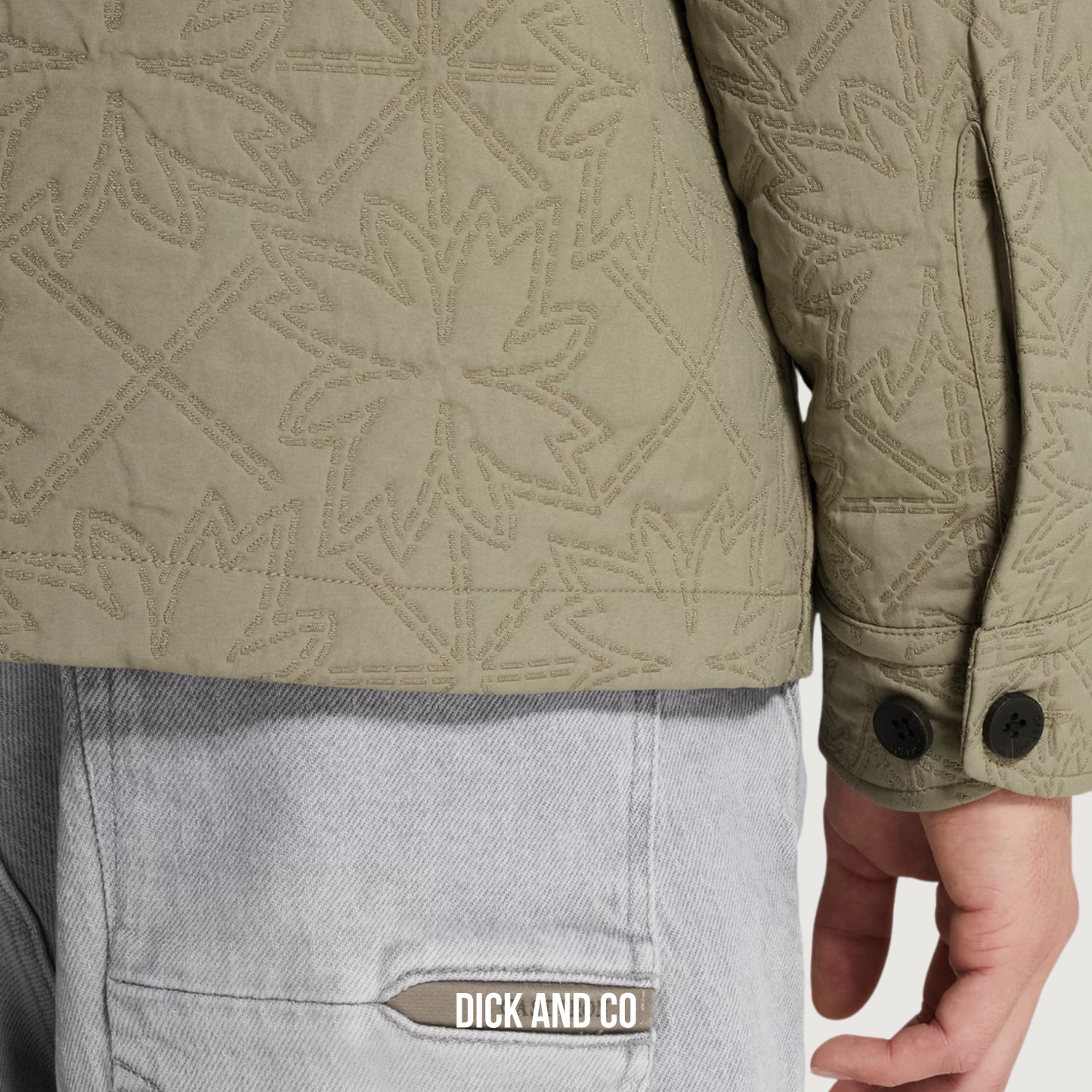 Overhemd met jacquardpatroon