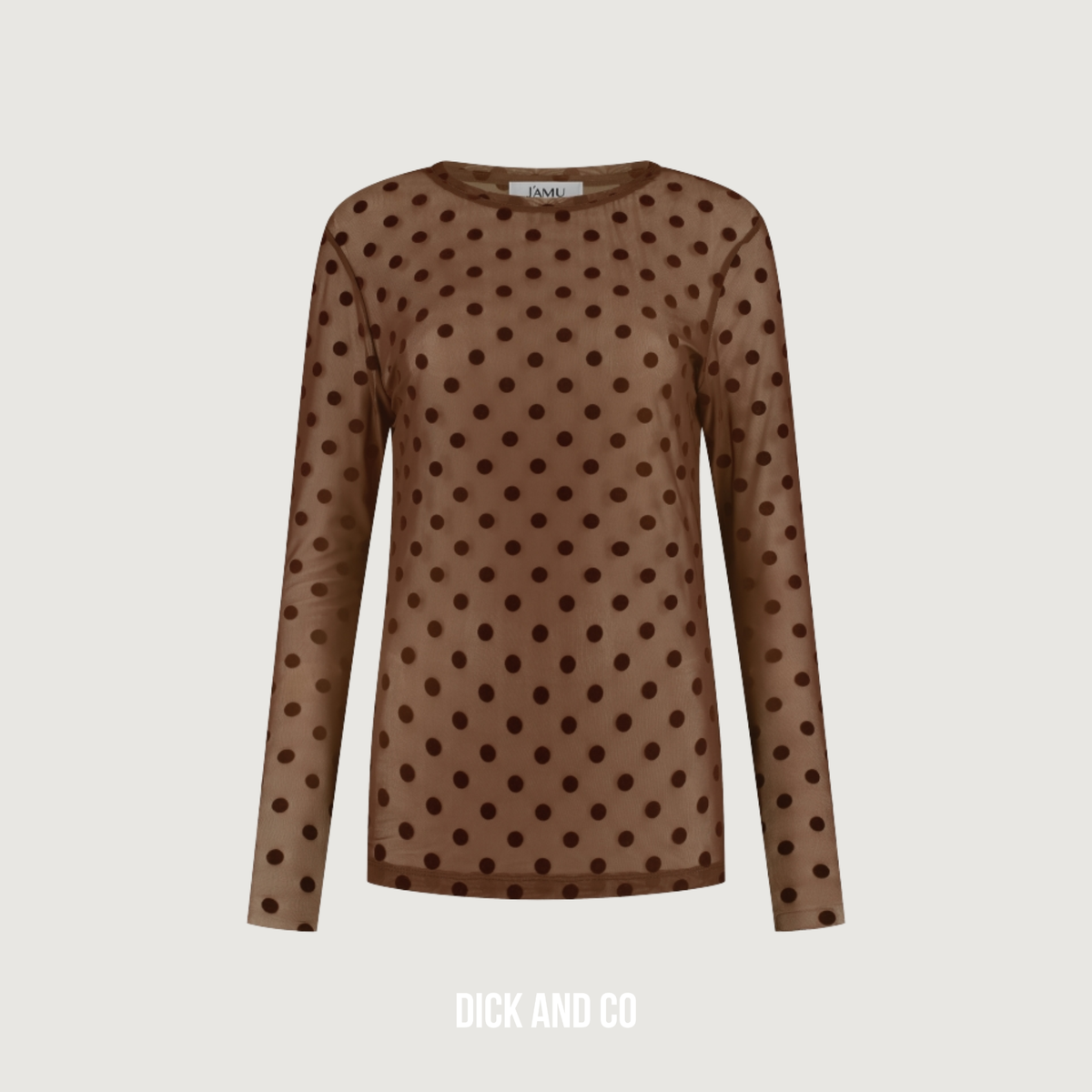 T-Shirt Dua Mesh Polkadots