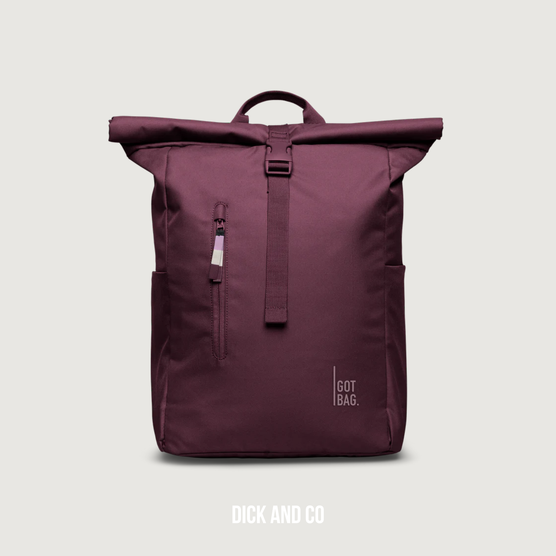 GOT BAG Rolltop Easy rugzak in de kleur paars