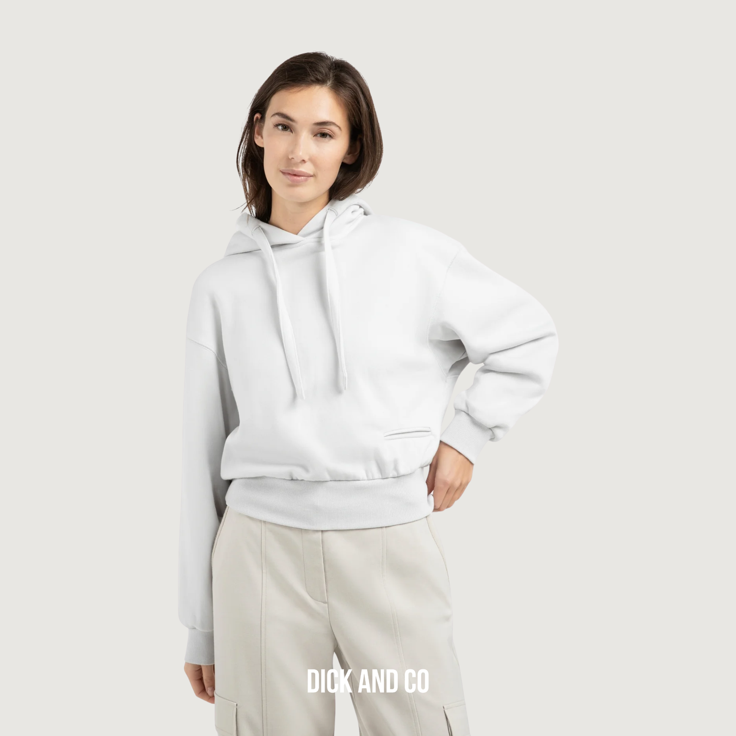 Hoodie met trekkoorden