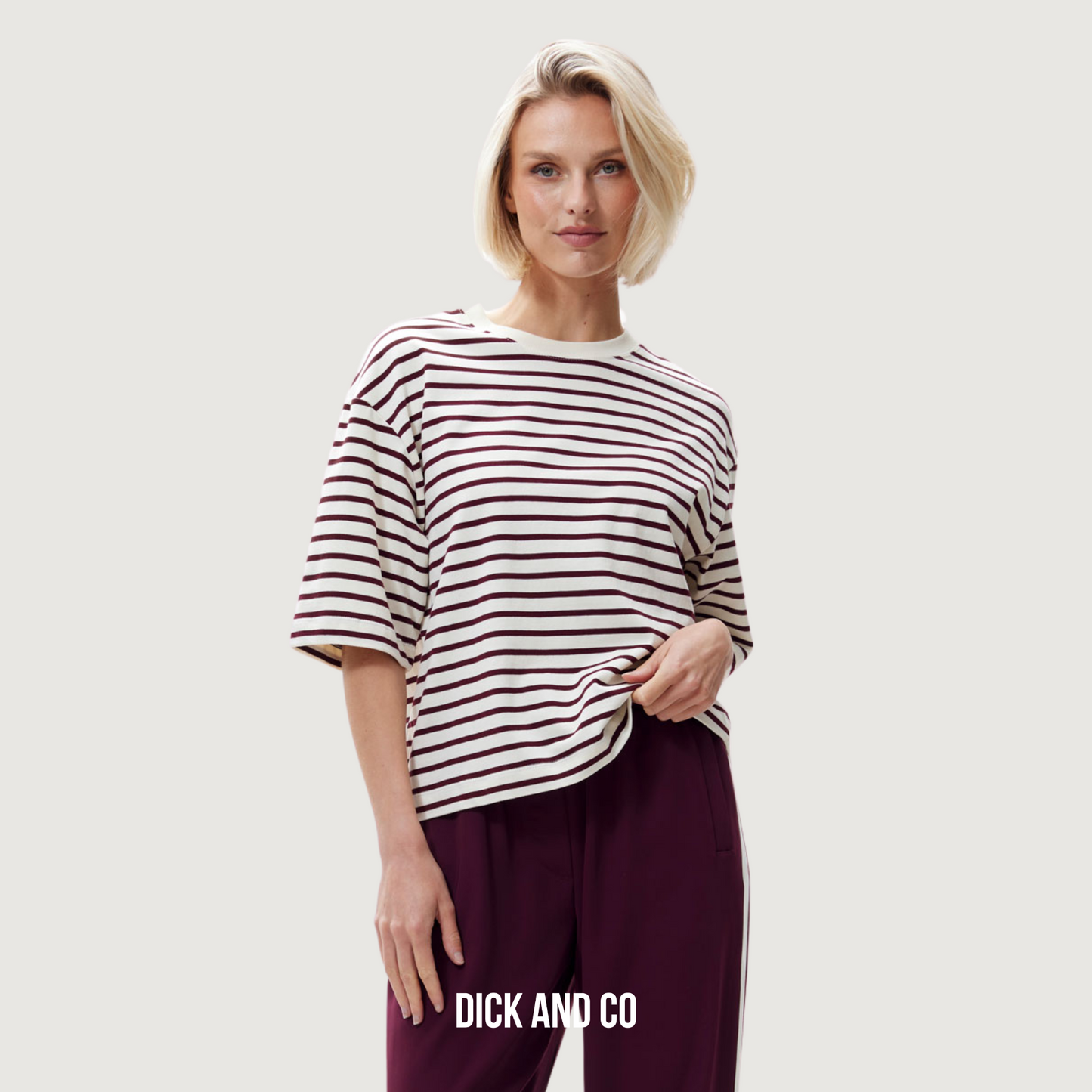 Loose Fit Striped Tshirt