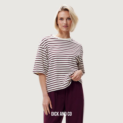 Loose Fit Striped Tshirt