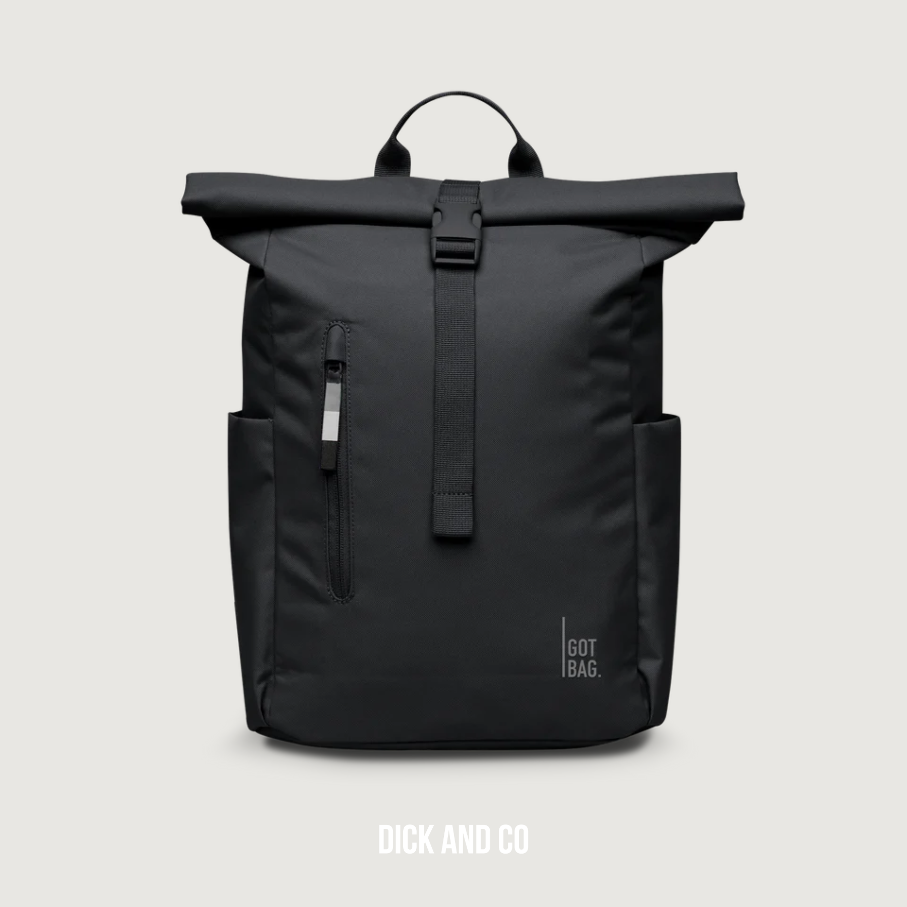 GOT BAG Rolltop Easy Small rugzak in de kleur zwart (black)