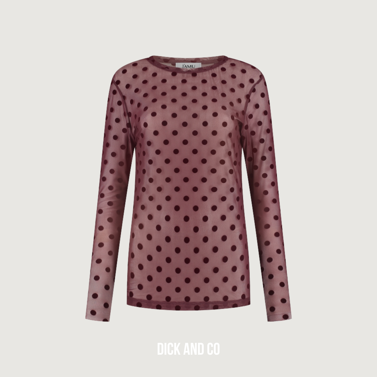 T-Shirt Dua Mesh Polkadots