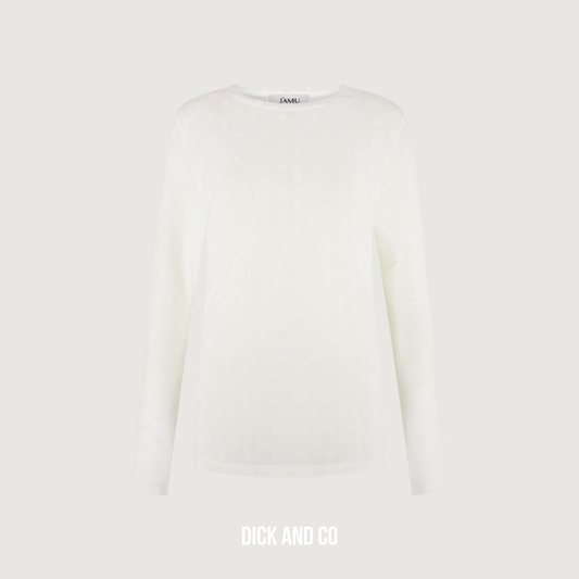 T-Shirt Dua Mesh Polkadots