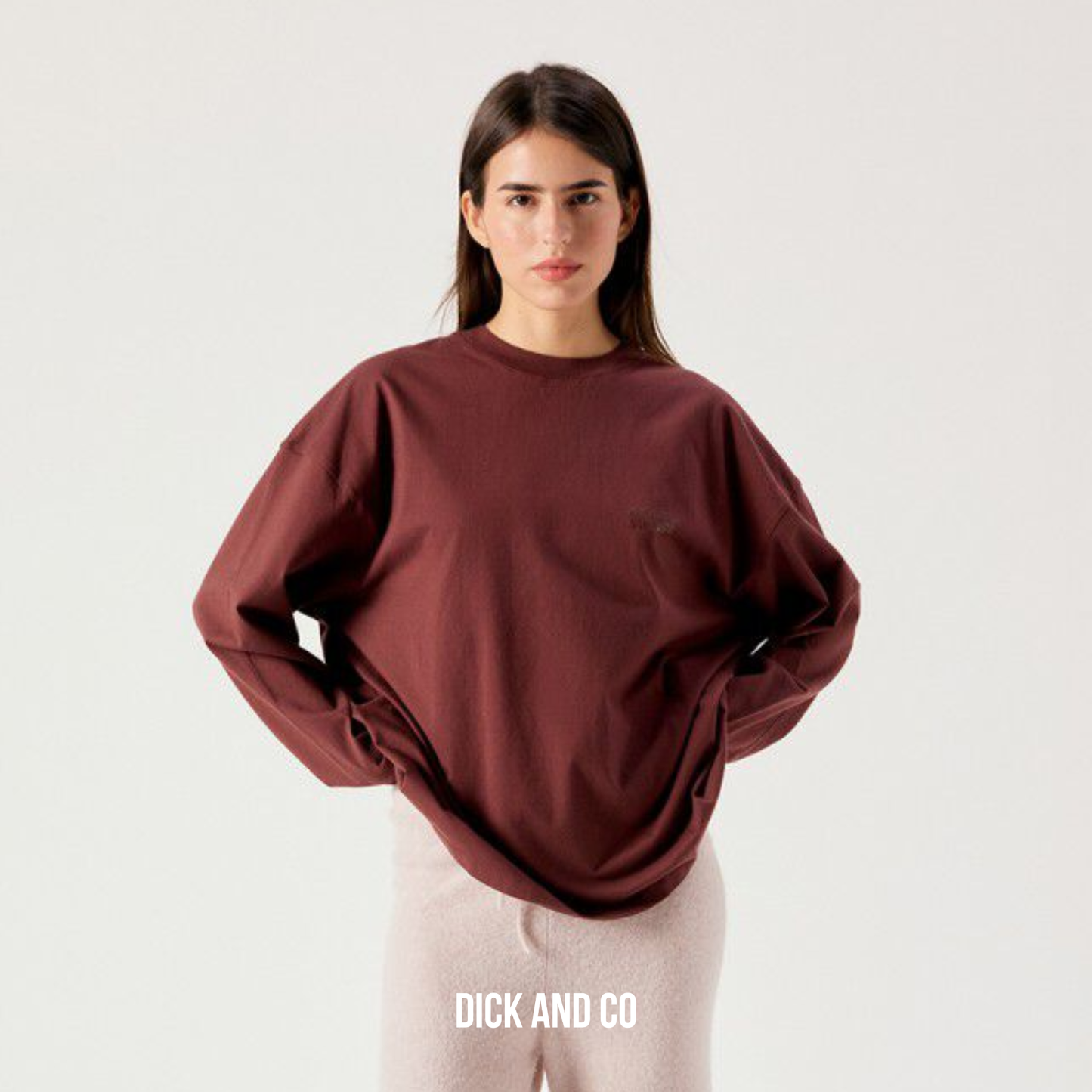 AMERICAN VINTAGE Gixy t-shirt in de kleur rood