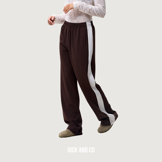 CATWALK JUNKIE Tracksuit trousers with piping broek in de kleur bruin (coffee bean)
