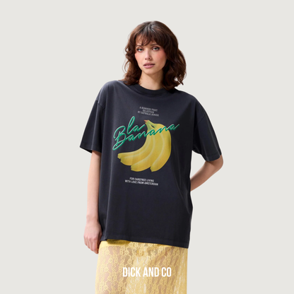 CATWALK JUNKIE Oversized graphic t-shirt in de kleur zwart (dark grey)