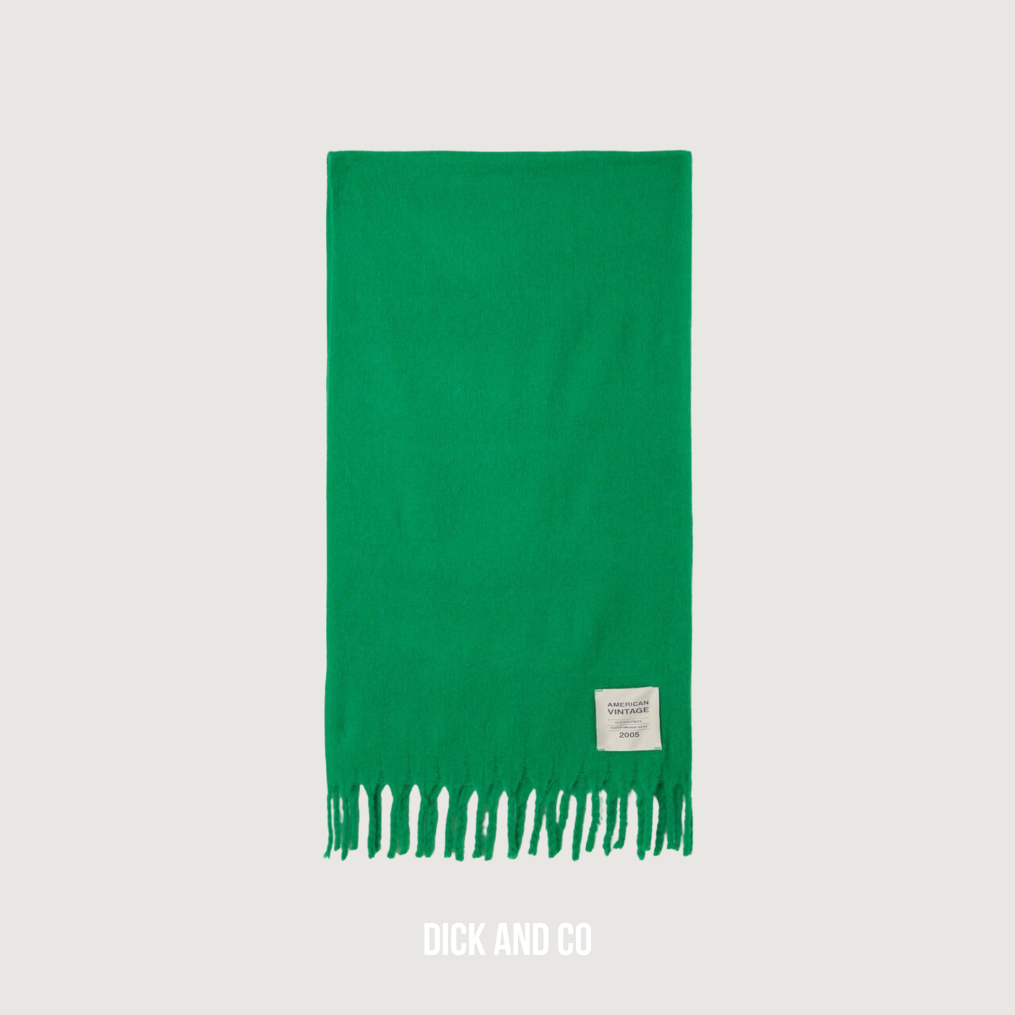AMERICAN VINTAGE Zinaco sjaal in de kleur groen (mintl)