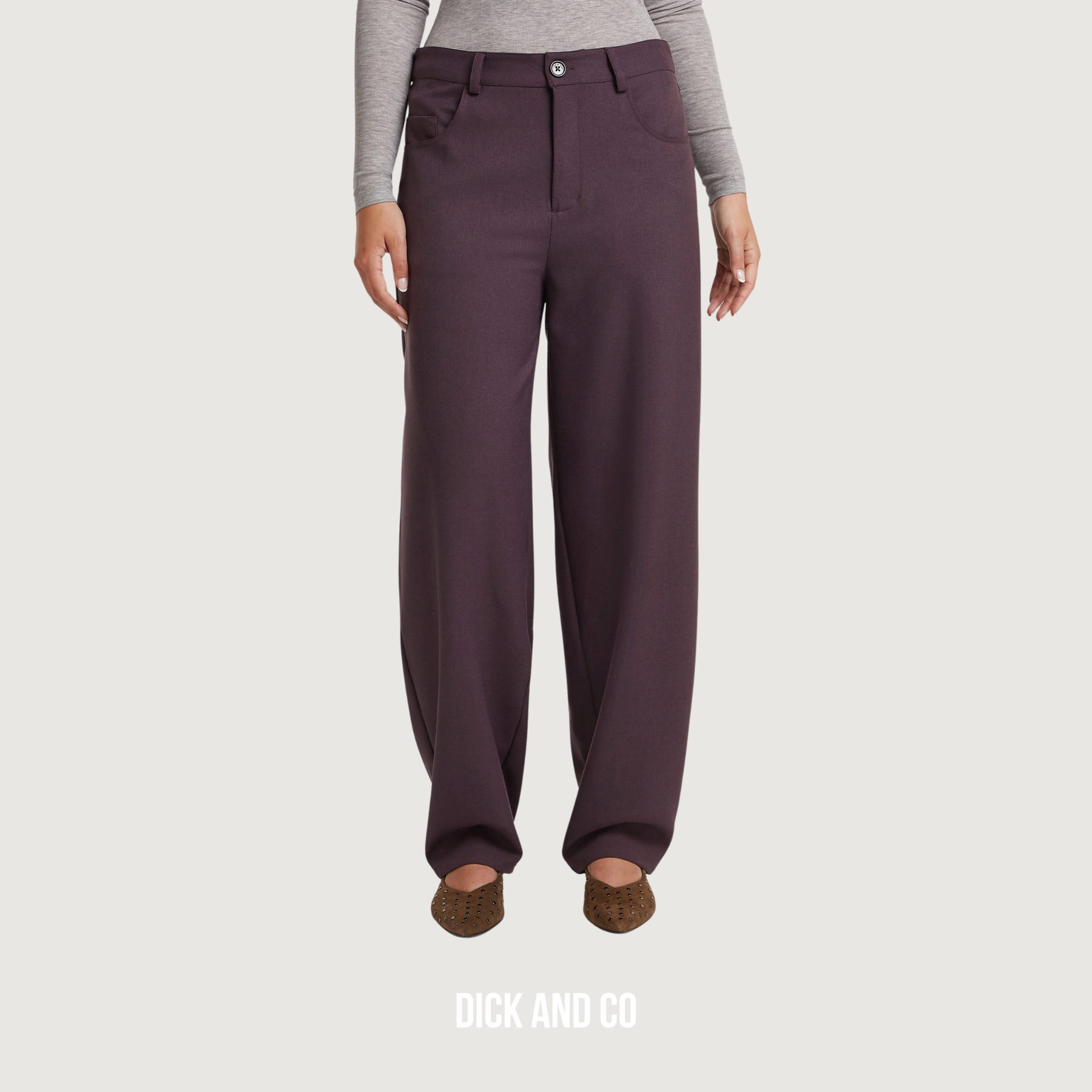CIRCLE OF TRUST Lida Pants broek in de kleur paars (baroque red)