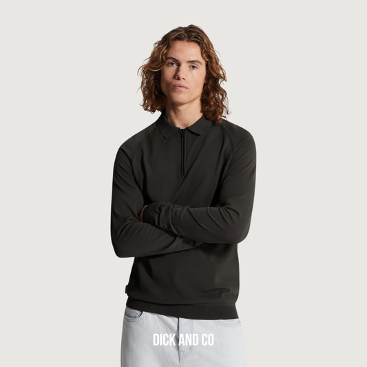 Polo met ritssluiting