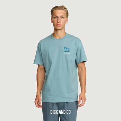 RVLT Printed t-shirt in de kleur blauw (blue)