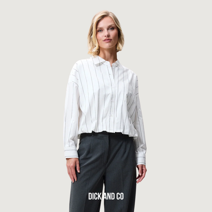 Blouse met tuck in effect (2504021600)