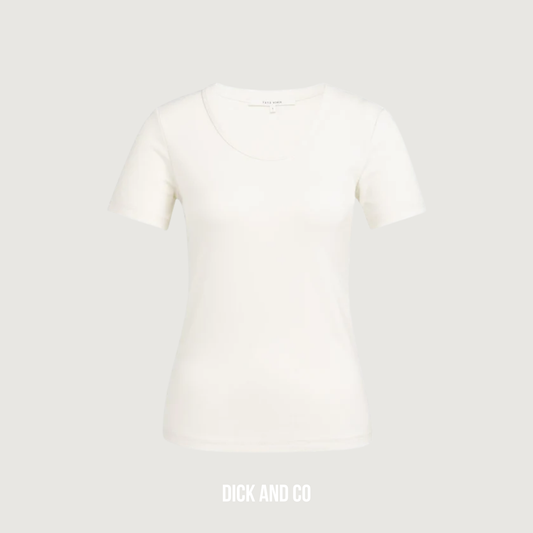 T-shirt met ronde hals