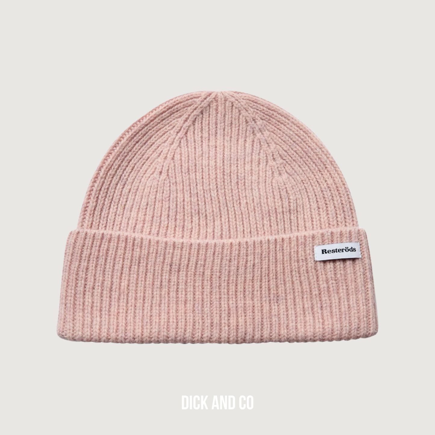 RESTERÖDS Beanie hat muts in de kleur roze (pink)