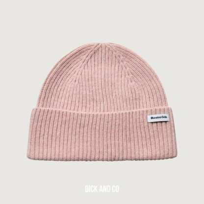 RESTERÖDS Beanie hat muts in de kleur roze (pink)