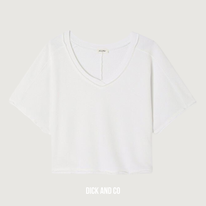AMERICAN VINTAGE Vibtown t-shirt in de kleur wit (vintage wit)