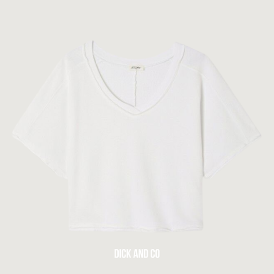 AMERICAN VINTAGE Vibtown t-shirt in de kleur wit (vintage wit)