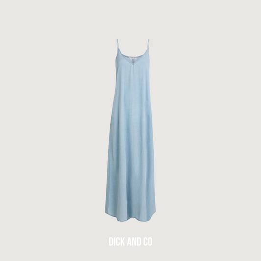 CIRCLE OF TRUST Morgan Dress jurk in de kleur blauw (blue bell)