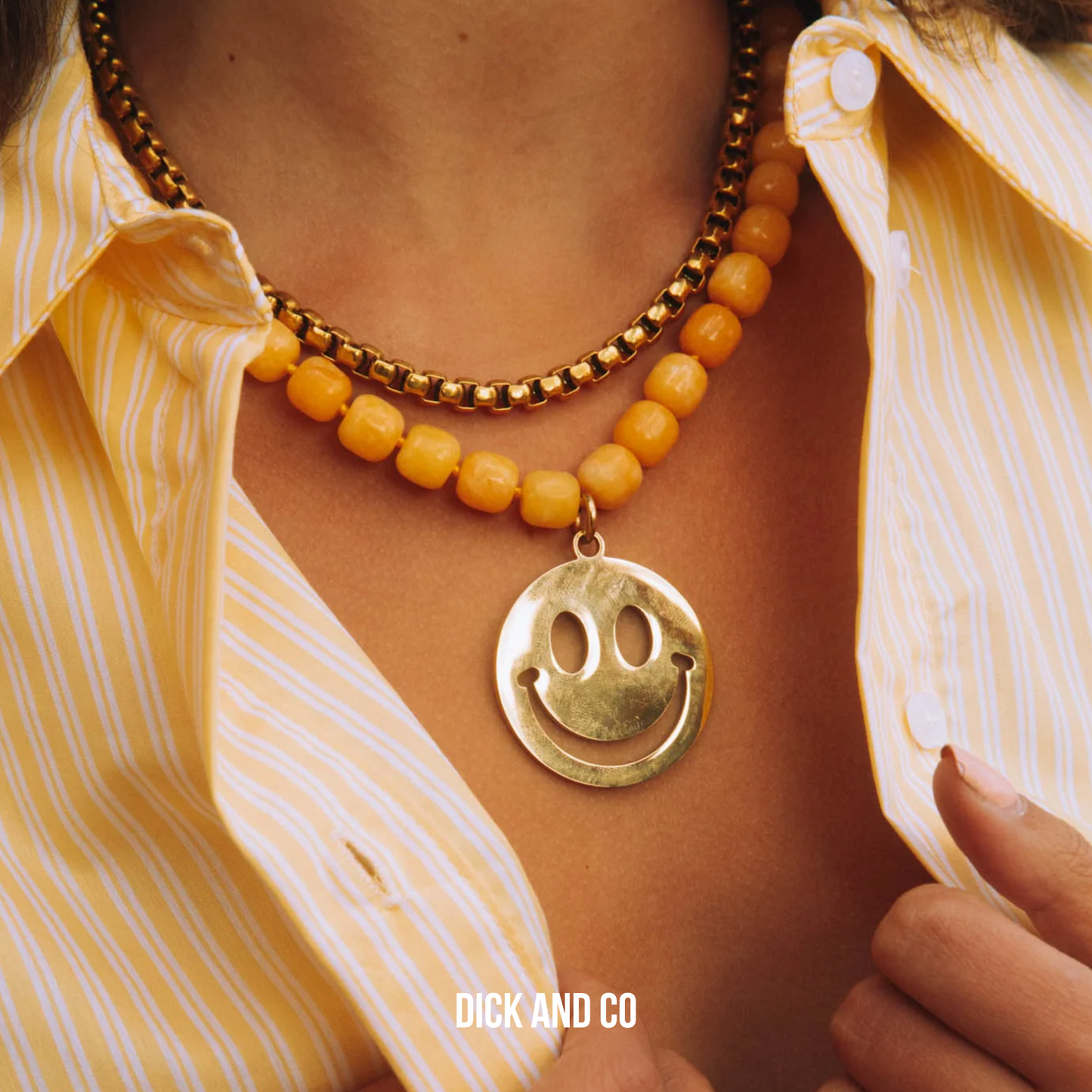 Smiley Gold Big bedel