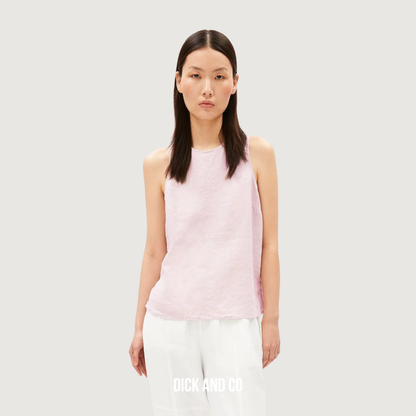 ARMED ANGELS Linnen Blouse top in de kleur roze (pink mist)
