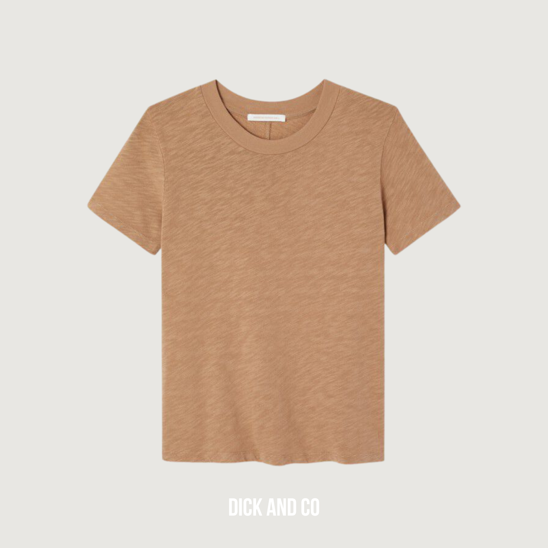 AMERICAN VINTAGE Sonoma t-shirt in de kleur bruin (pindakaas vintage)