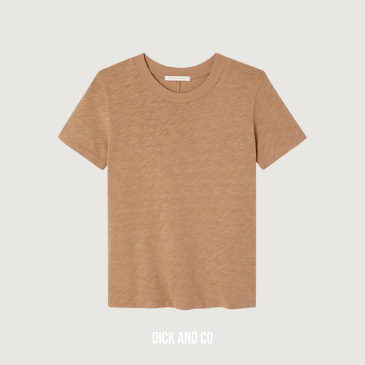 AMERICAN VINTAGE Sonoma t-shirt in de kleur bruin (pindakaas vintage)
