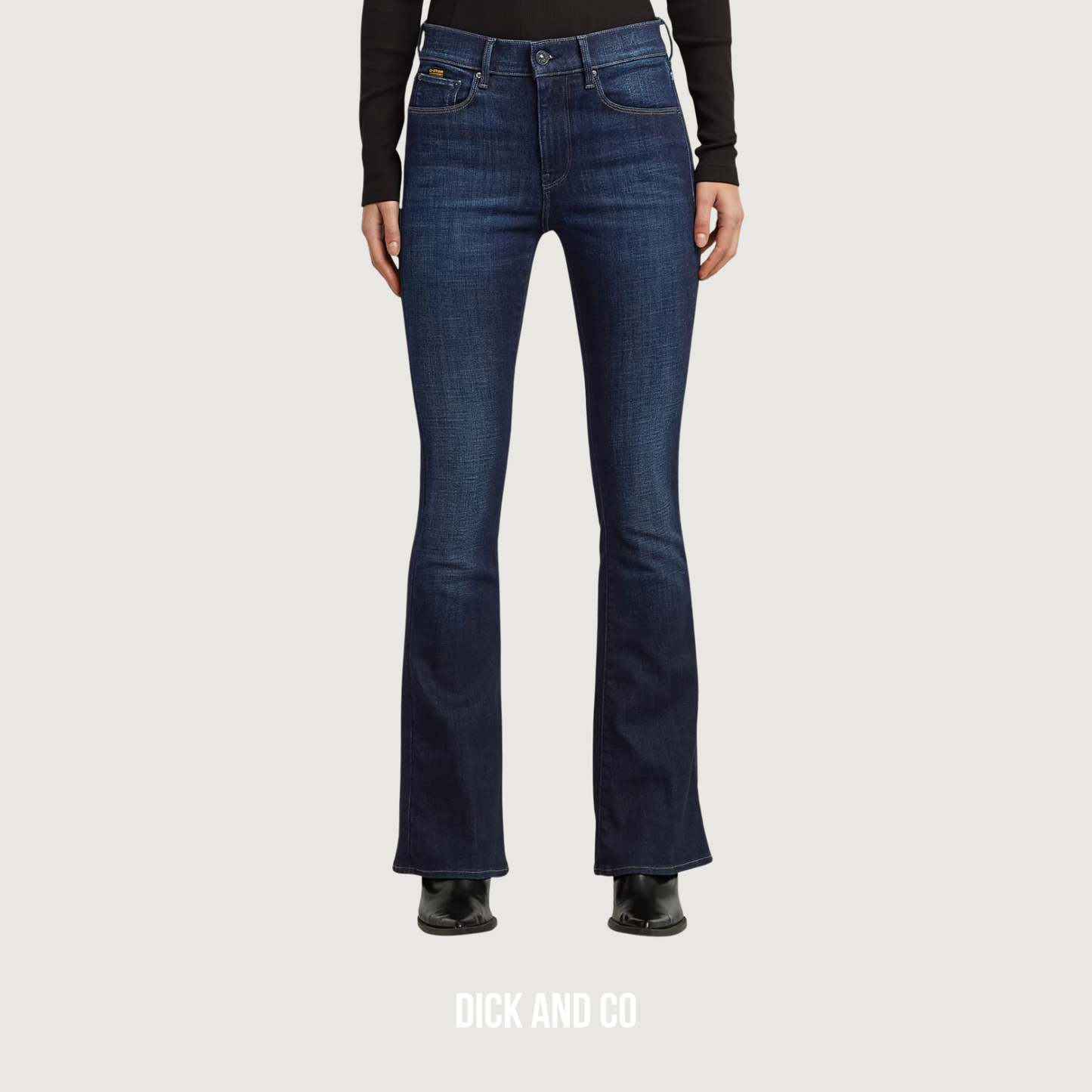 G-STAR Flare Jeans in de kleur blauw (worn in new moon)