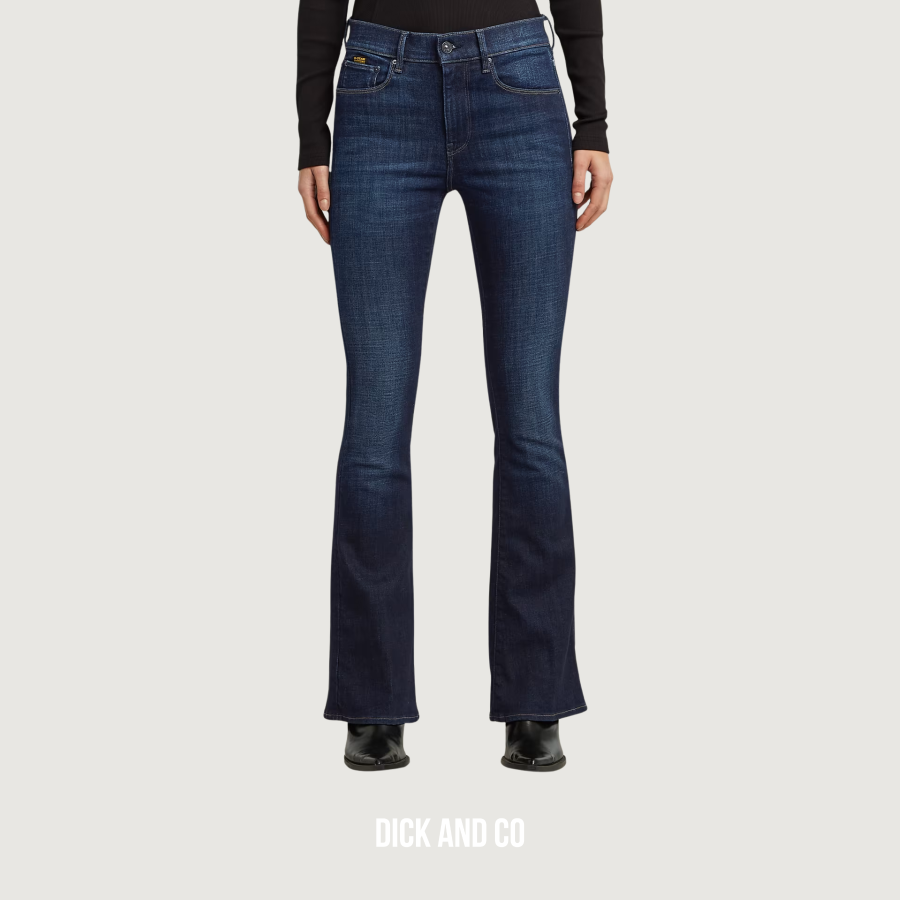 G-STAR Flare Jeans in de kleur blauw (worn in new moon)