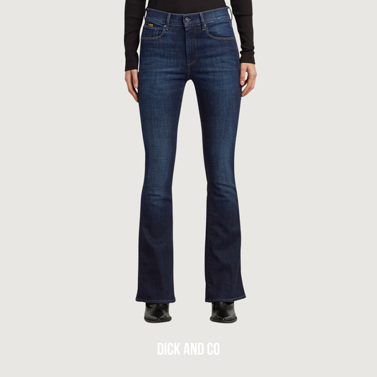 G-STAR Flare Jeans in de kleur blauw (worn in new moon)