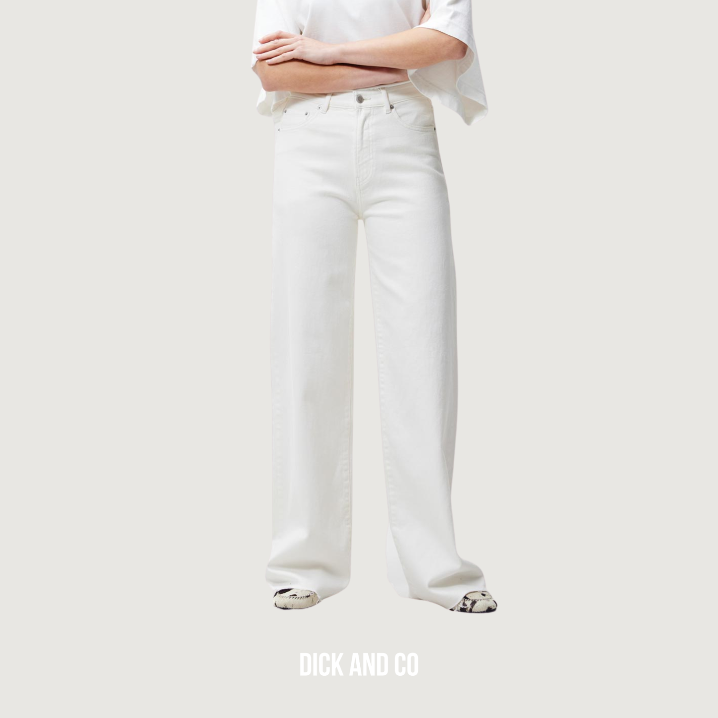 CATWALK JUNKIE Loose fit jeans in de kleur wit (star white)